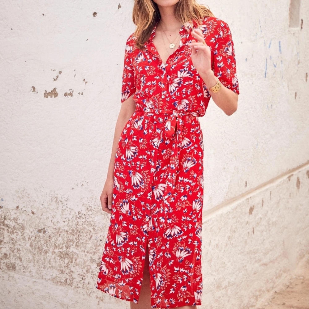NWT Sezane Lexie Shirt Dress